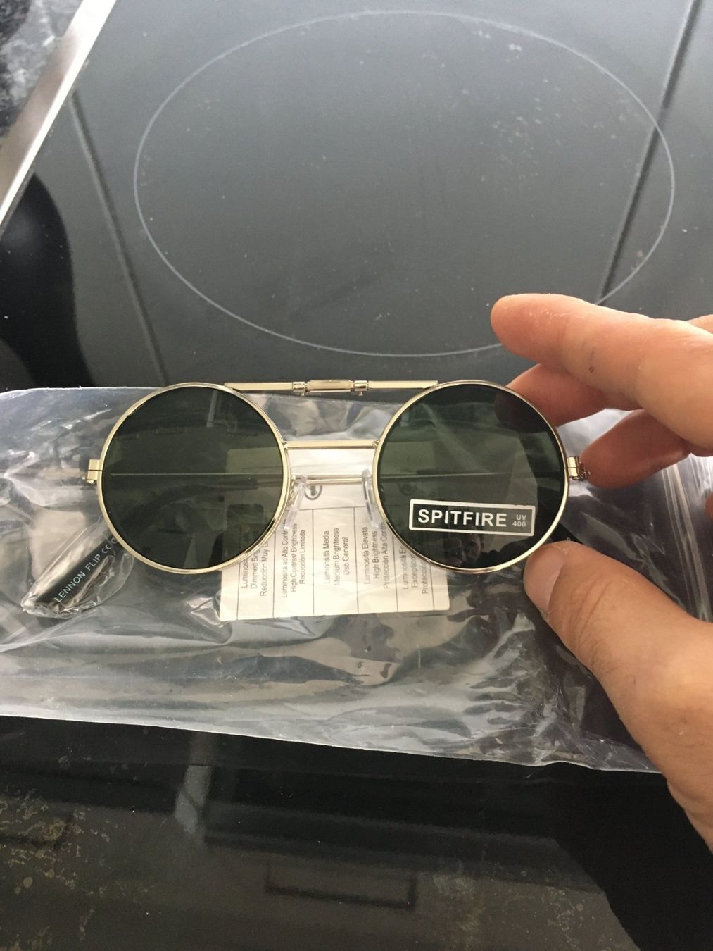Occhiali & Lenti: Spitfire // Lennon // Silver Green – Nuovo e nell'imballaggio originale da Bern venduto da AHaug 3