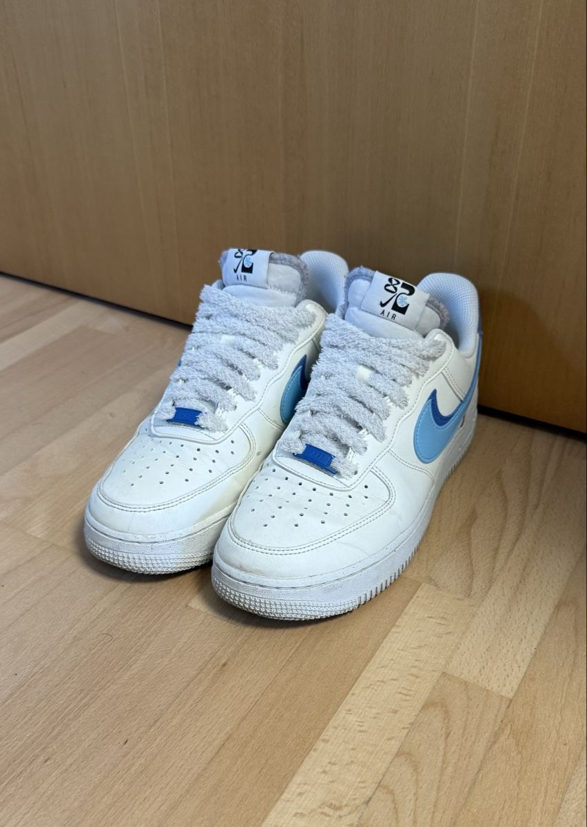 Nike Scarpe da uomo: Nike Air Force 1 Blue Chill gr 42.5 – Usato da Muhen venduto da mauyo 1