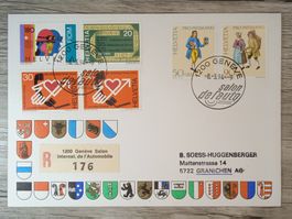 TR51 Enveloppe + Timbre Suisse 1994