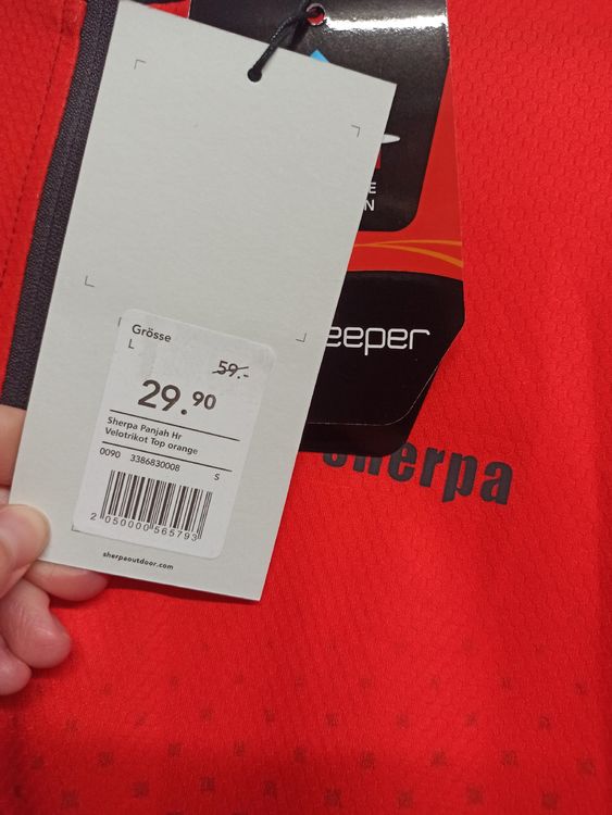 NEUES Sherpa Veloshirt/ Fahrradshirt Sommer Herren Gr. L 3