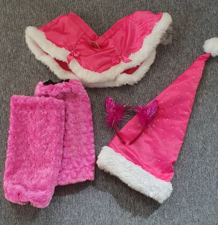 Weihnachtskostüm Pink, Gr. XS-S