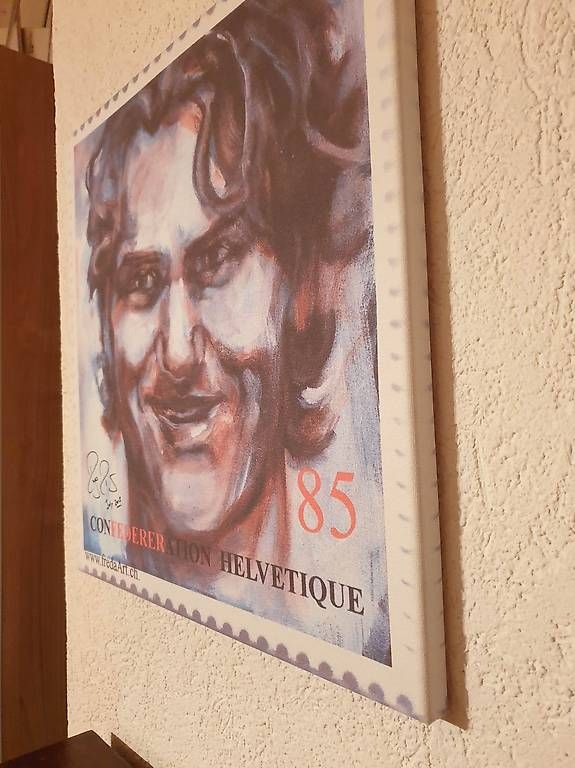 Dipinti: Toile / canvas Roger Federer de collection signée – Usato da Coppet venduto da patgigi 3