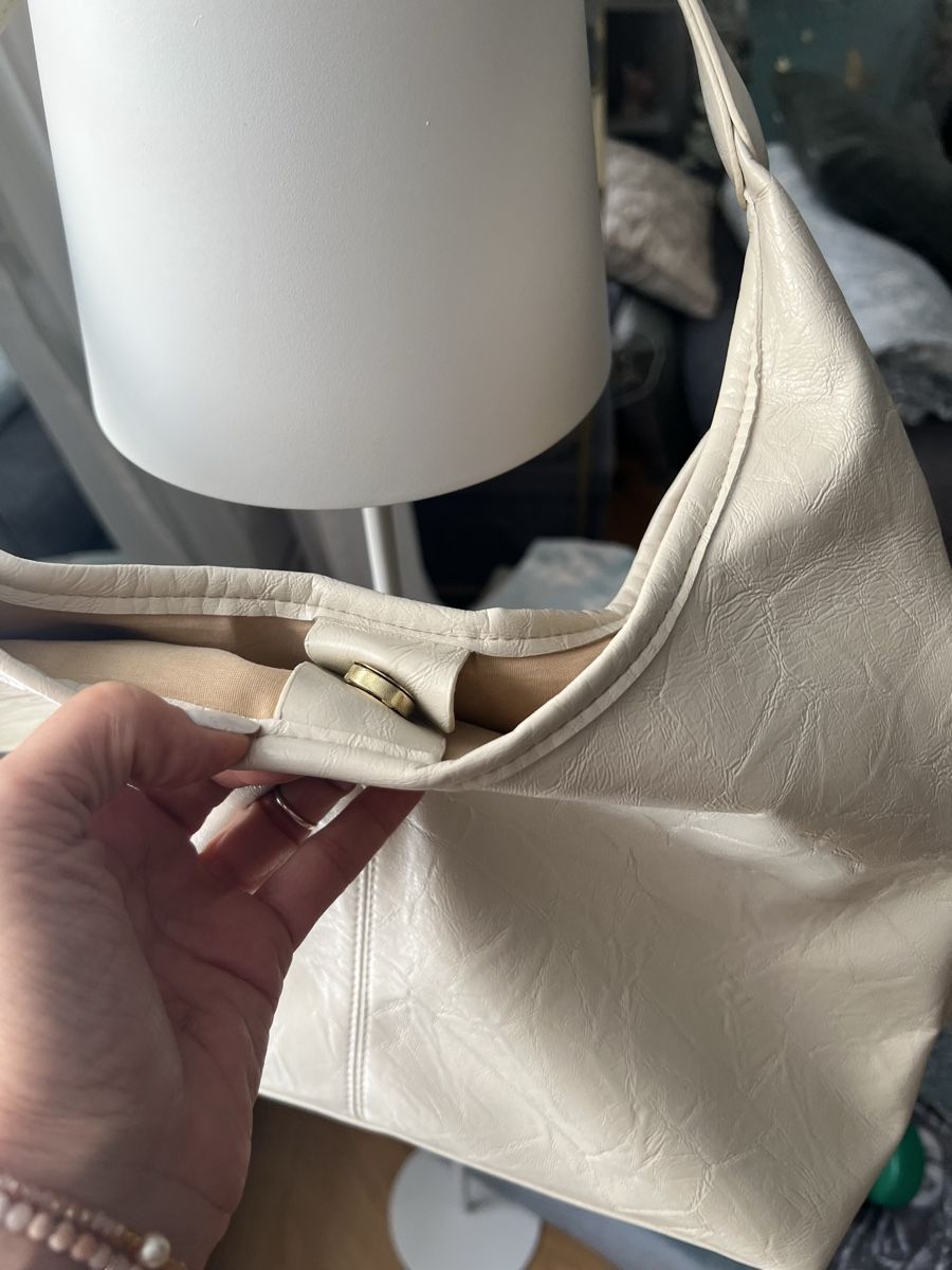 Borse da donna: Boho Tasche creme Kunstleder mit Pochette neuwertig – Nuovo (secondo la descrizione) da Bern venduto da kaeffy 1