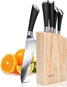 Coltelli: Küchenmesser-Set, 6-teilig, Block mit Holzblock – Nuovo e nell'imballaggio originale da Oberentfelden venduto da abz_l7vm