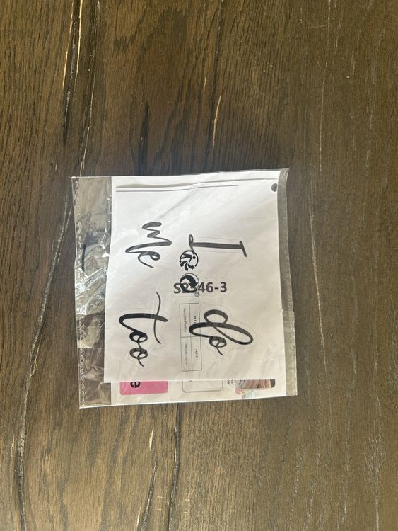 Kleber für Schuhe „I do me too“ 1