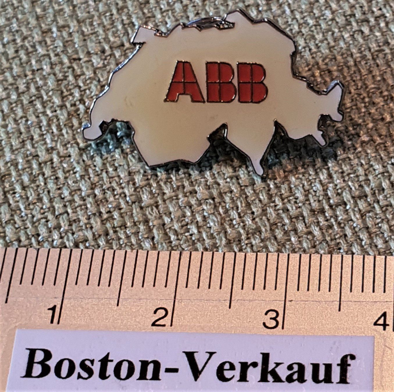 Placchette & Badge: B006 - Pin Schweiz Firma ABB – Usato da Reinach BL venduto da Boston-Verkauf 1