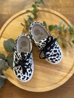Chicco Baby Schuhe Gr. 21, schwarz-weiss, süsses Muster