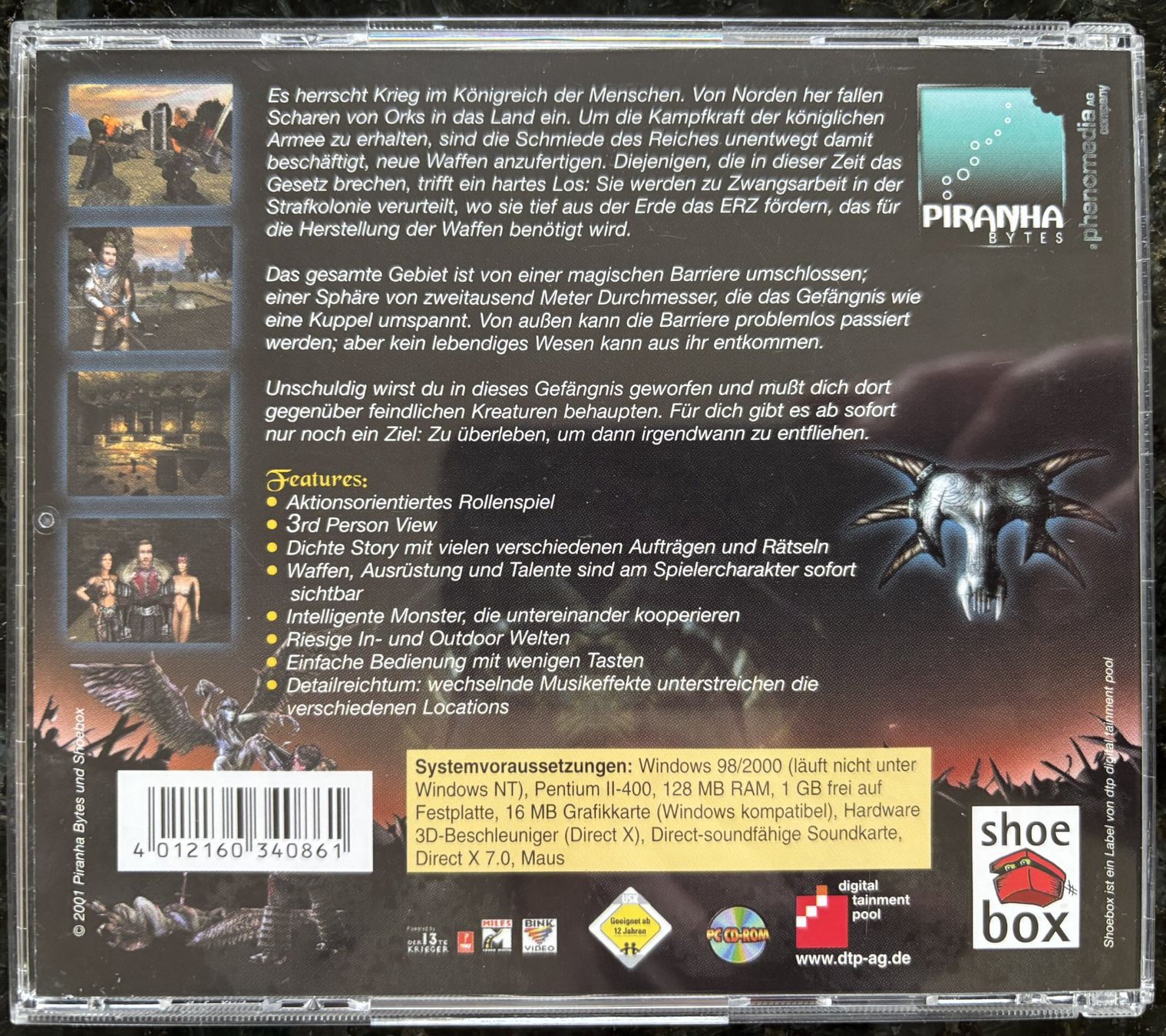 Giochi: Gothic PC-Spiel, Top-Zustand – Nuovo (secondo la descrizione) da Birmenstorf AG venduto da tritonius 3