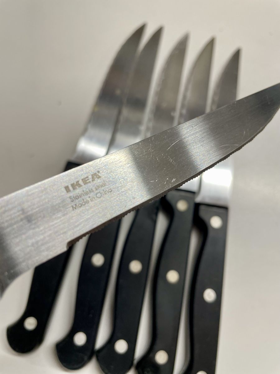 Ikea Messer: IKEA Steakmesser Set, 6, Schwarz – Gebraucht aus Schafhausen i.E. von prodigy21 1