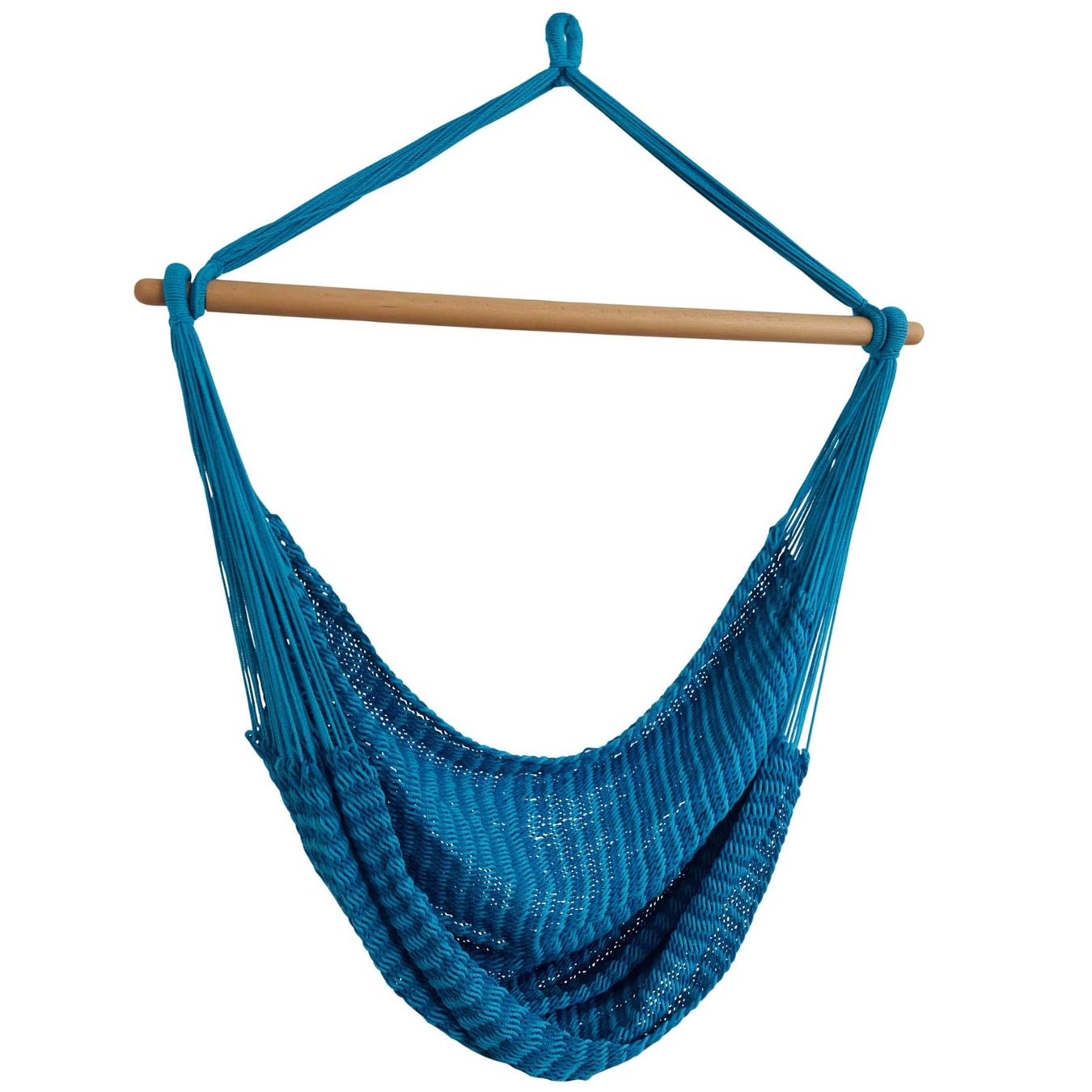 Gartenhängesitze: MacaMex Netz-Hängesessel azure Baumwolle – Neu und originalverpackt aus Tulln von HaengemattenShop 2