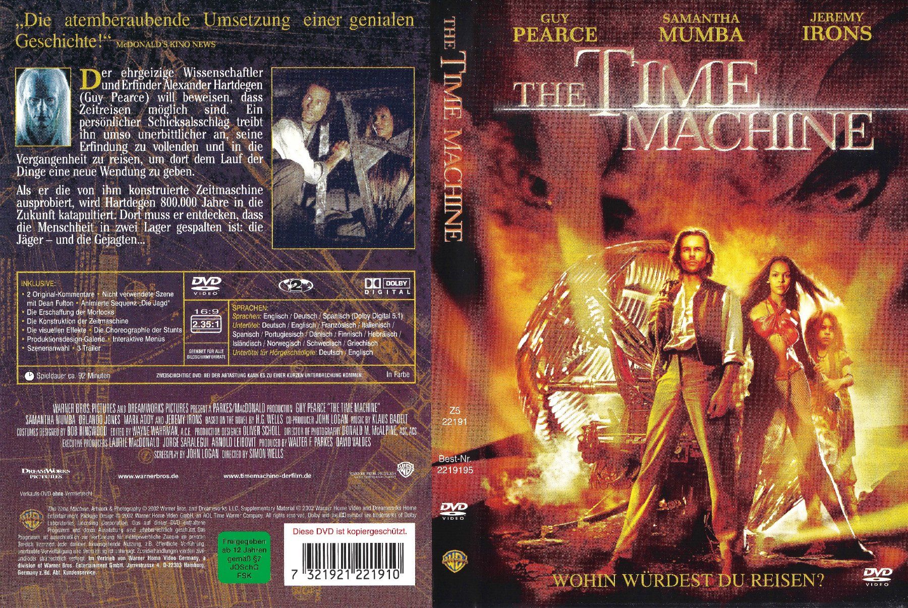 Alle DVDs: The Time Machine – Gebraucht aus Zürich von Cineasten