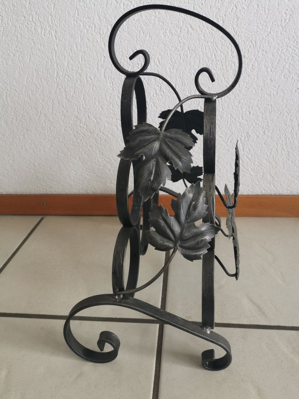 Portabottiglie: Porte-bouteilles en fer forgé – Usato da Courtepin venduto da mara_1808 3
