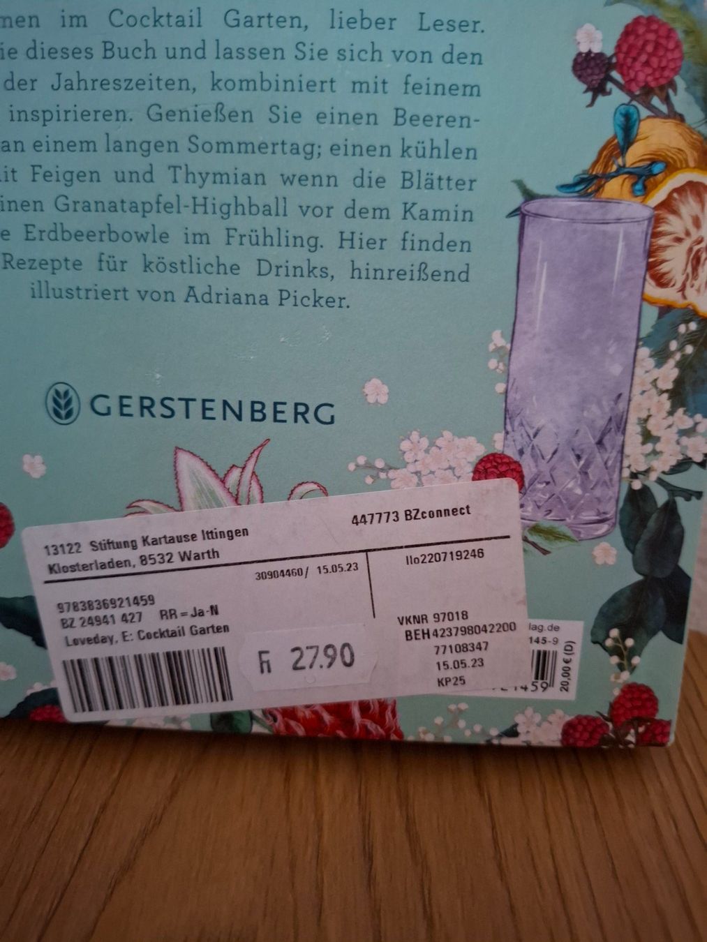 Libri: Cocktail Garten Buch von Ed Loveday NEU – Nuovo (secondo la descrizione) da wettingen venduto da Rosarot66 1