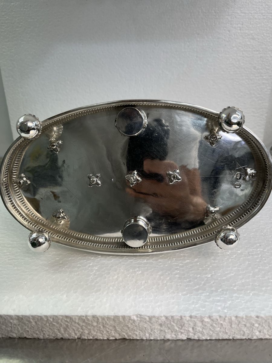 Karaffen: Antikes Silber Öl und Essig set. – Gebraucht aus Zürich von Finn_Derlohn 4