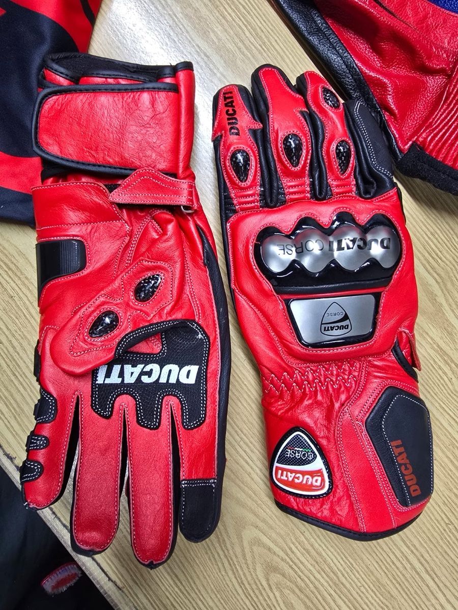 Ducati Handschuhe & Handstulpen: Ducati Motorradhandschuhe Känguruleder – Neu (gemäss Beschreibung) aus Bülach von muhameda