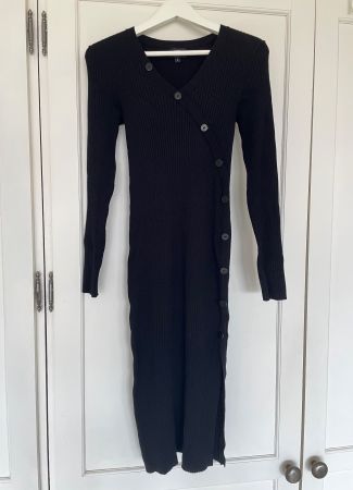 Chic robe midi noire Avant Première by Manor (AP) – Taille S