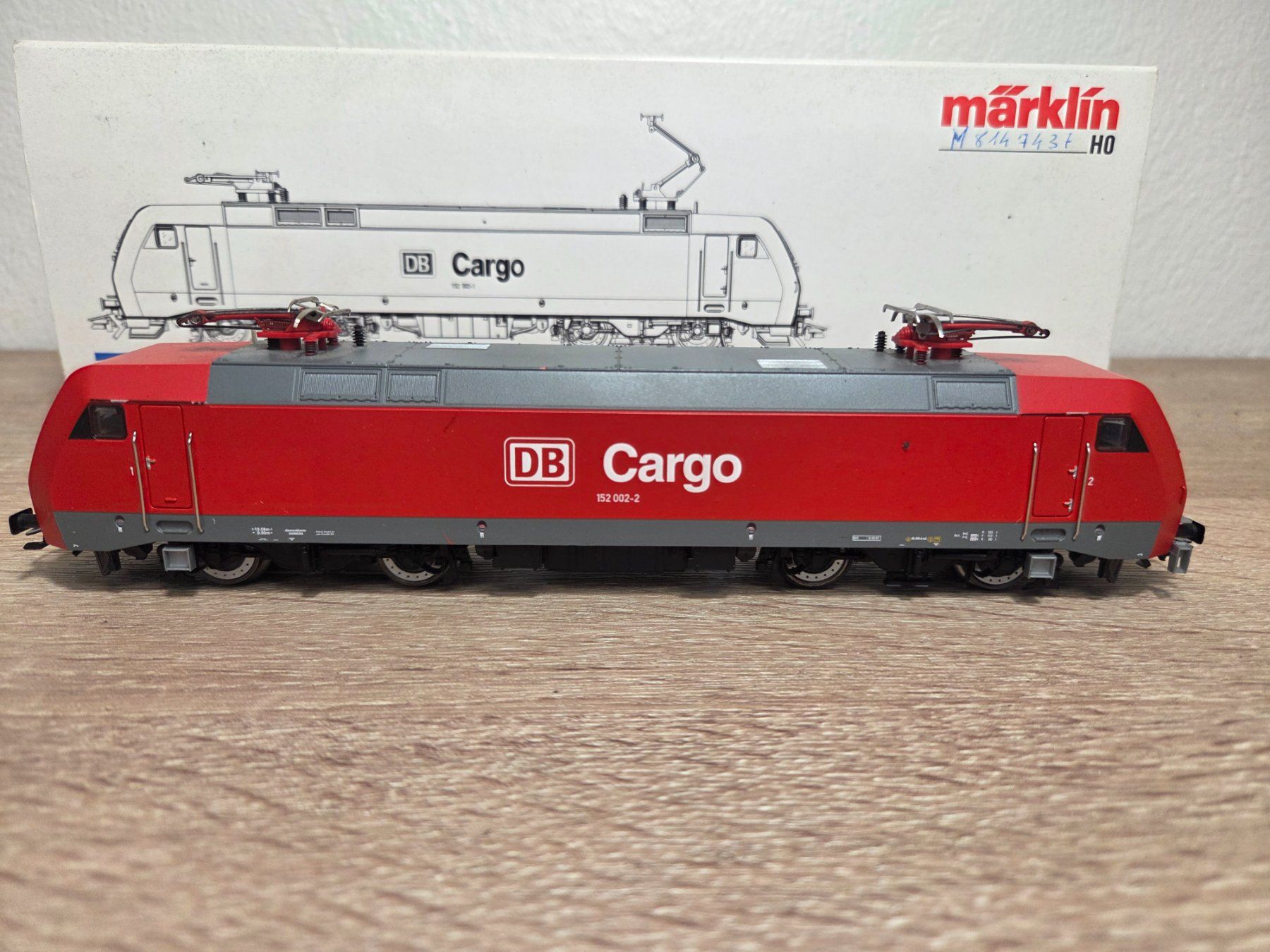 Märklin Modelleisenbahnen: Märklin 34350 E-Lok BR 152 DB Cargo Digital H0 – Gebraucht aus St-Aubin-Sauges von Lo_Go