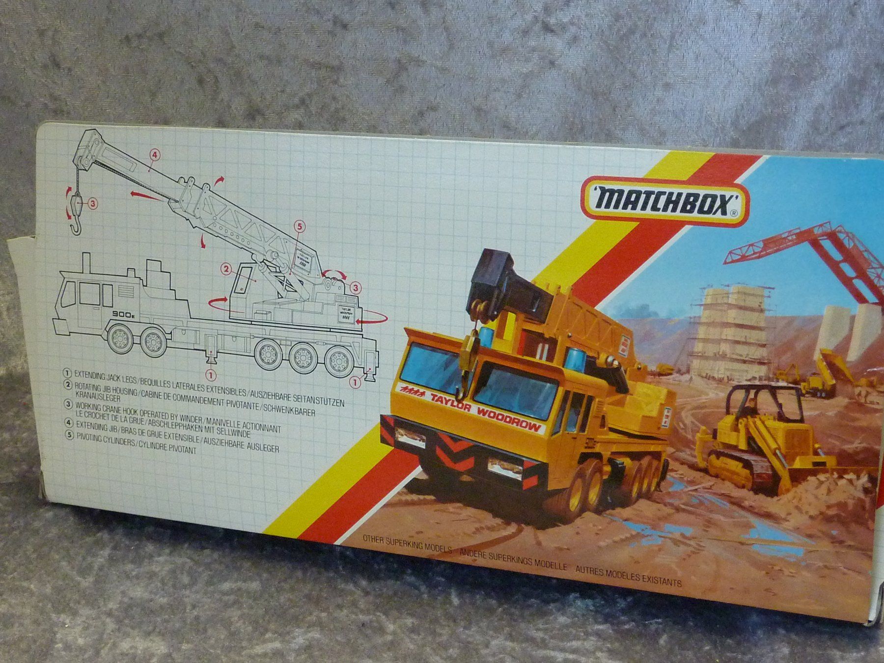 Matchbox Modellini d'auto: Autokran Superking K-114 Matchbox – Nuovo (secondo la descrizione) da Dürrenäsch venduto da modellautos4you 6