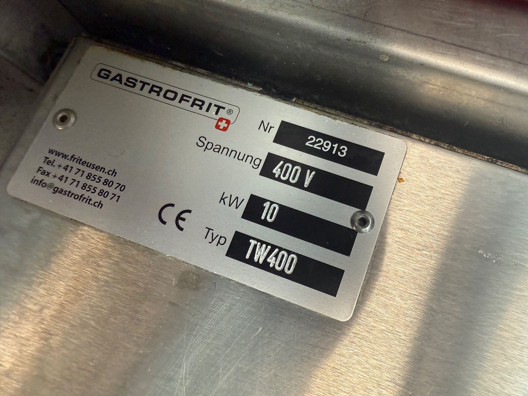 Elettrodomestici da cucina: Gastrofrit Pastakocher TW-400 – Usato da Zürich venduto da LTK123 2
