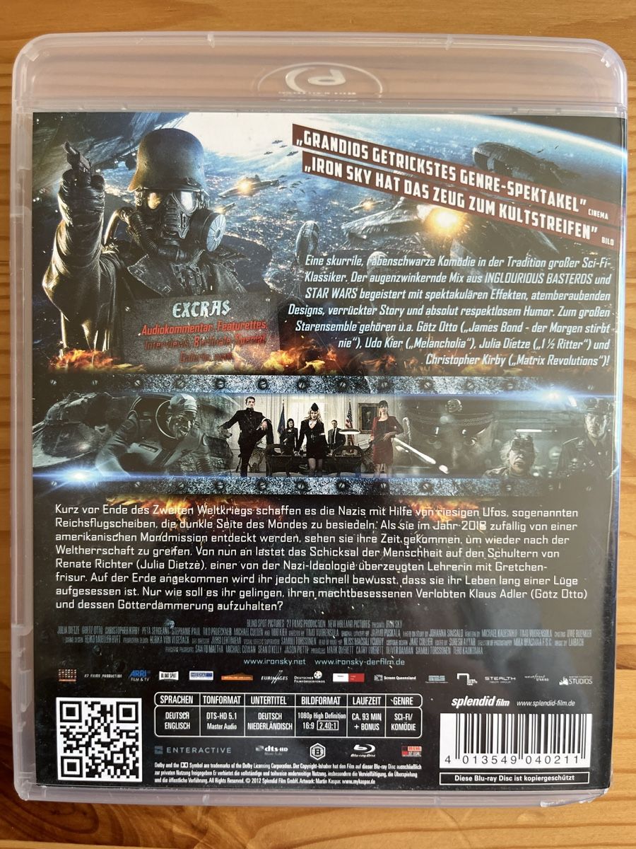 Tutti i DVDs: Iron Sky – Usato da Inkwil venduto da RetrOhyeah_Schweiz 1