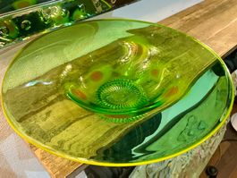 MURANO VINTAGE BUNTE SCHALE AUS 80-ER, DM-31 CM, TOP