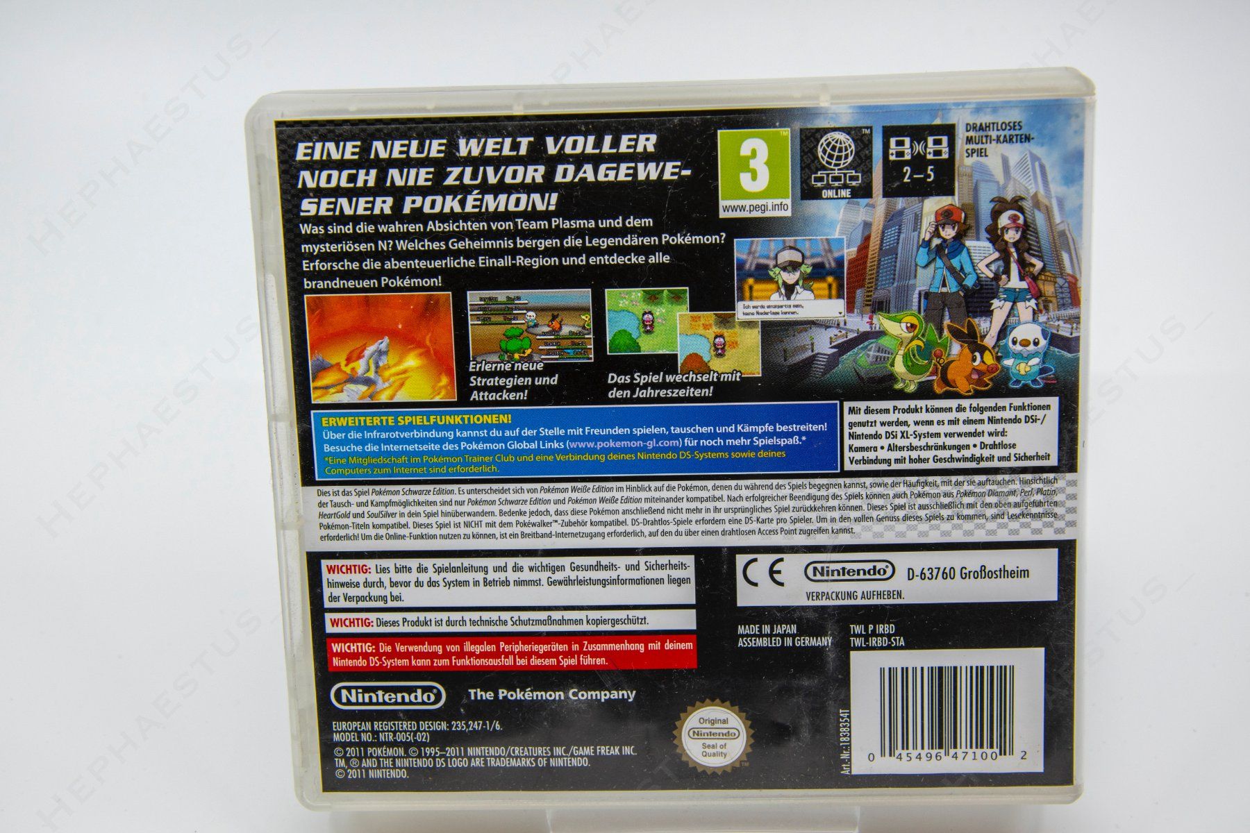 Jeux: Pokémon Schwarze Edition DS – D'occasion à Effretikon par Hephaestus_ 1