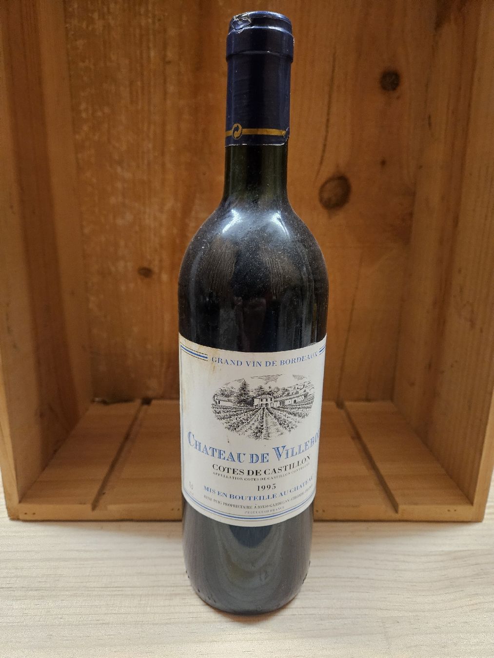 Vino: Château de Villebout 1995 – Nuovo e nell'imballaggio originale da Zofingen venduto da WouterSamwel