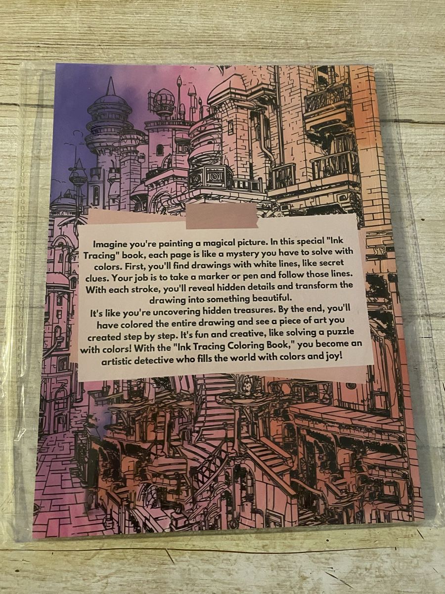 Libri: Malbuch Ink Tracing Hidden Citys – Nuovo e nell'imballaggio originale da Aesch BL venduto da 39QueenOFSales39 1