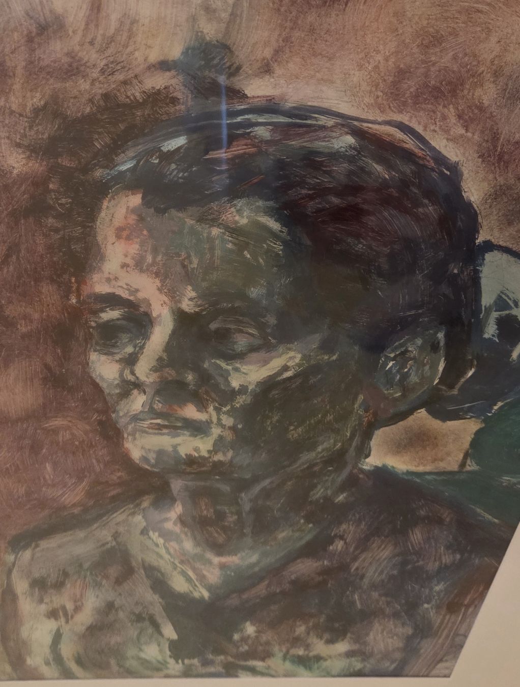 Gemälde: Expressionistisches Porträt einer Frau – Gebraucht aus Rehetobel von hobirot01 4