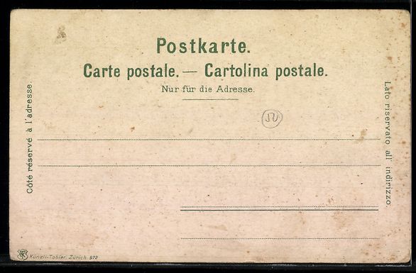 Ansichtskarten: AK Glarus, Ortsansicht mit Kirche – Gebraucht aus Berlin von bartko-reher 1