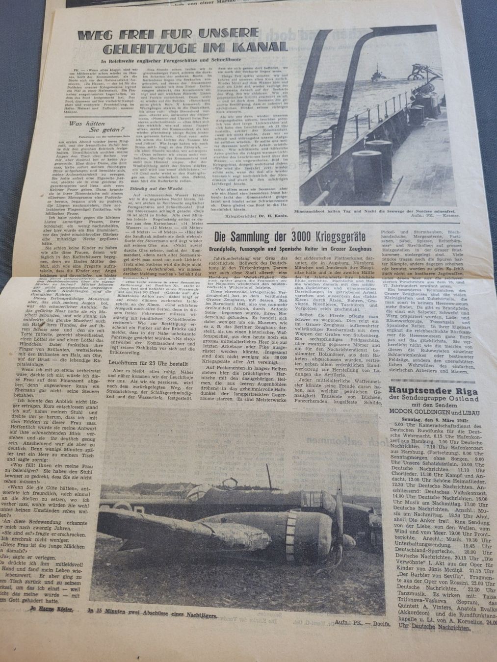 Armes blanches: Kriegsmarine-Zeitung 1942 – D'occasion à Kriens par KTP 5