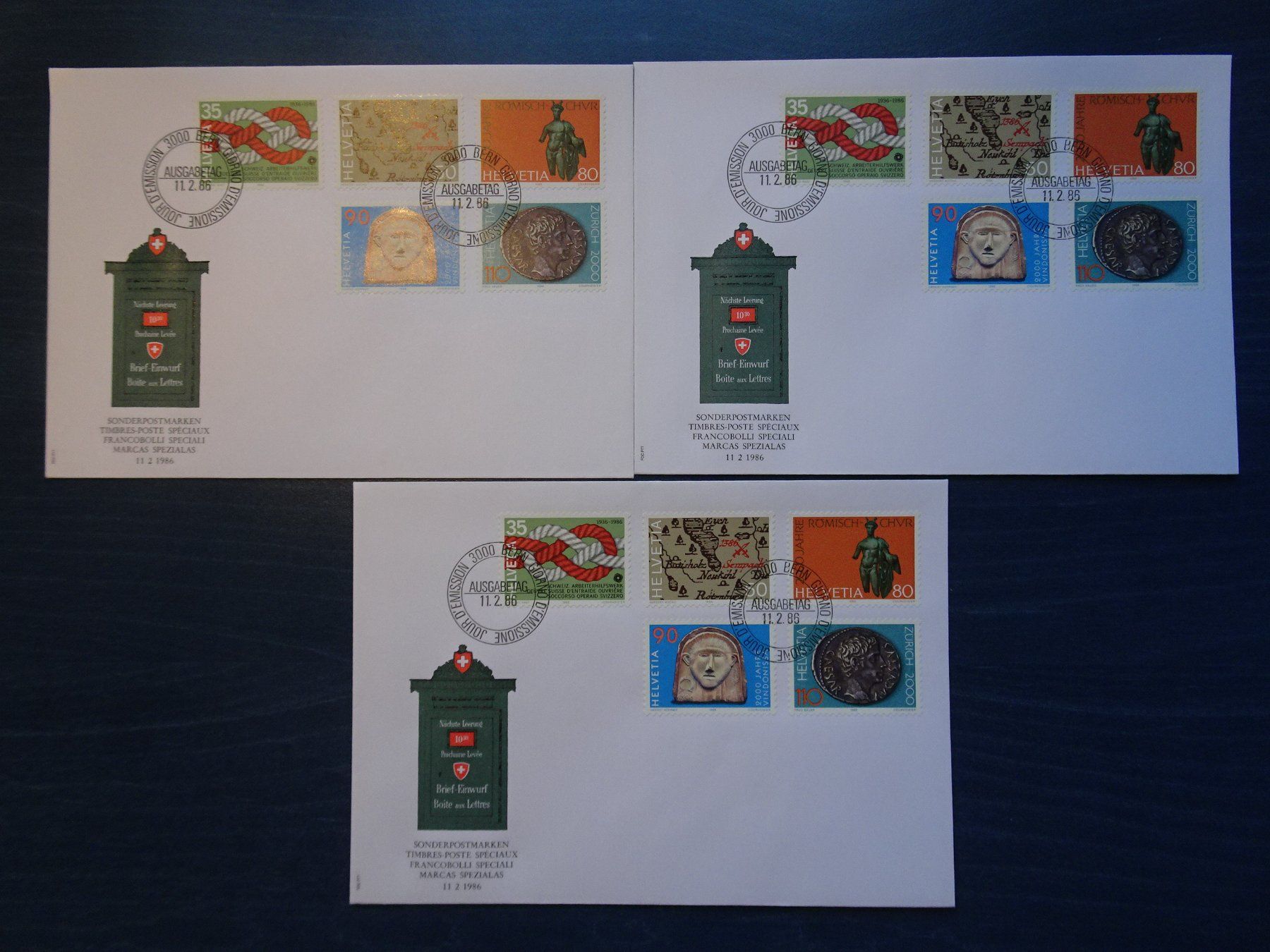 Alle Briefmarken: FDC 1986 – Neu (gemäss Beschreibung) aus Aadorf von Chnorli-Furz