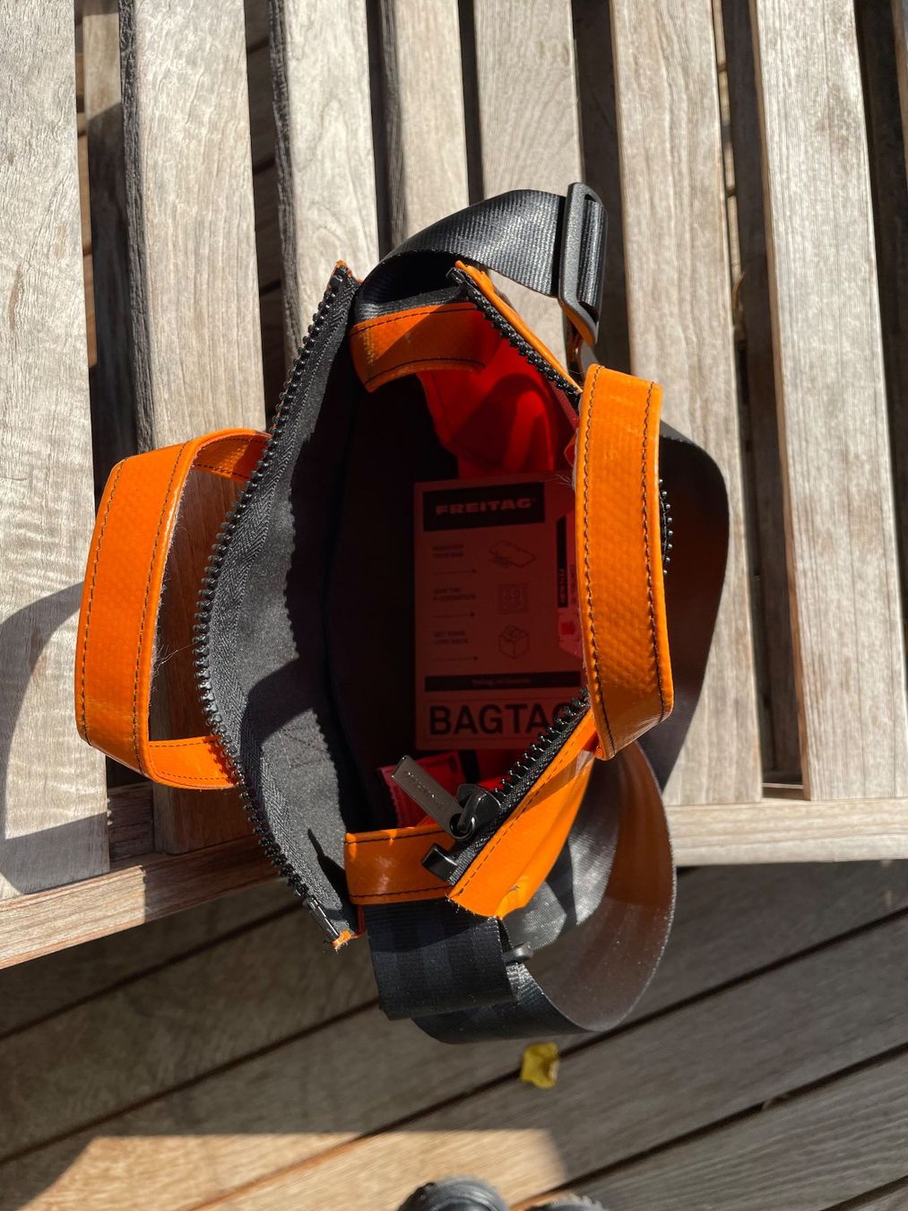 Freitag Taschen: F 274 FREITAG Ruby orange, crossbody bag, neu – Neu (gemäss Beschreibung) aus Aarau von waldrast 2