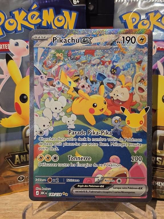 Pokémon Sammelbilder & Trading cards: Pokémon Pikachu ex alt 30ème anniversaire – Neu (gemäss Beschreibung) aus Eysins von TahisarangGamesTCG
