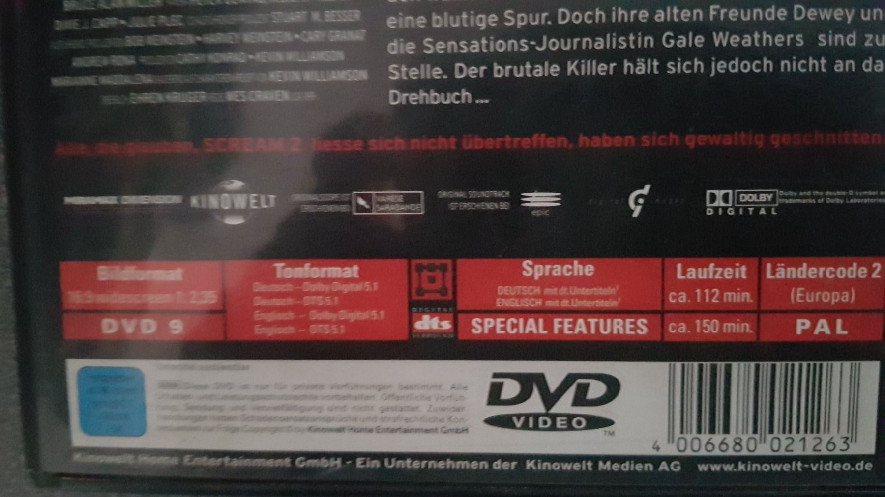 Tutti i DVDs: DVD Scream 3 – Usato da Oetwil am See venduto da fineli2 1