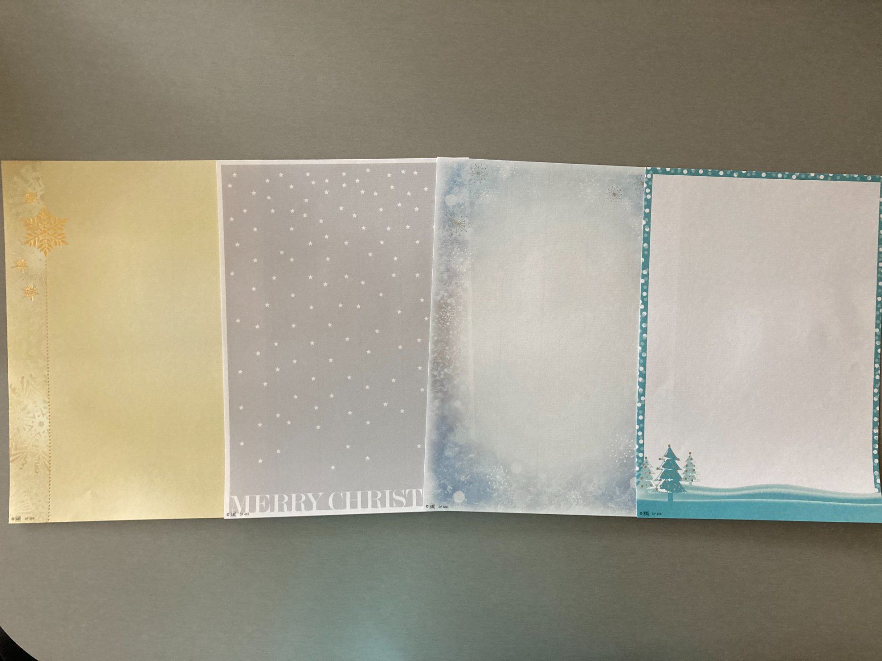 Papiere: Weihnachts Designe Schreibpapier – Gebraucht aus Obfelden von miau68 5