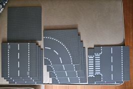 LEGO Strassenplatten Set grau