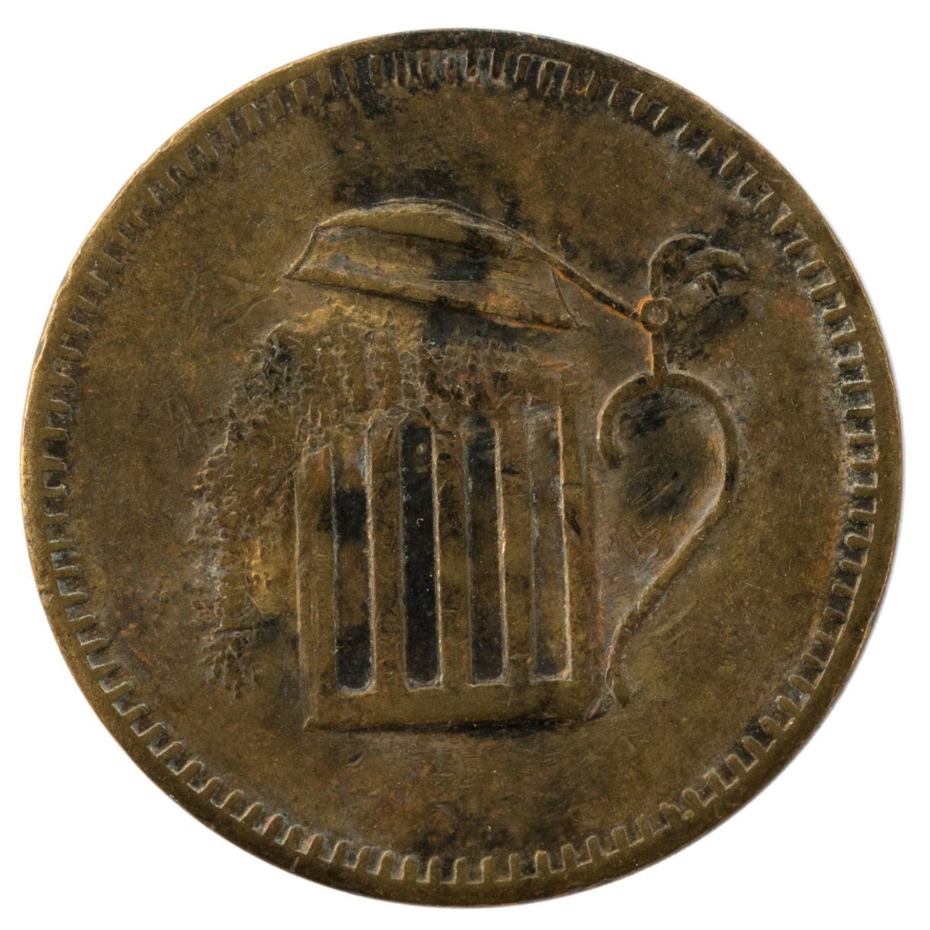 Medaillen: Biermarke BUFFET HB Zürich – Gebraucht aus Rotkreuz von Swiss-Coins 1