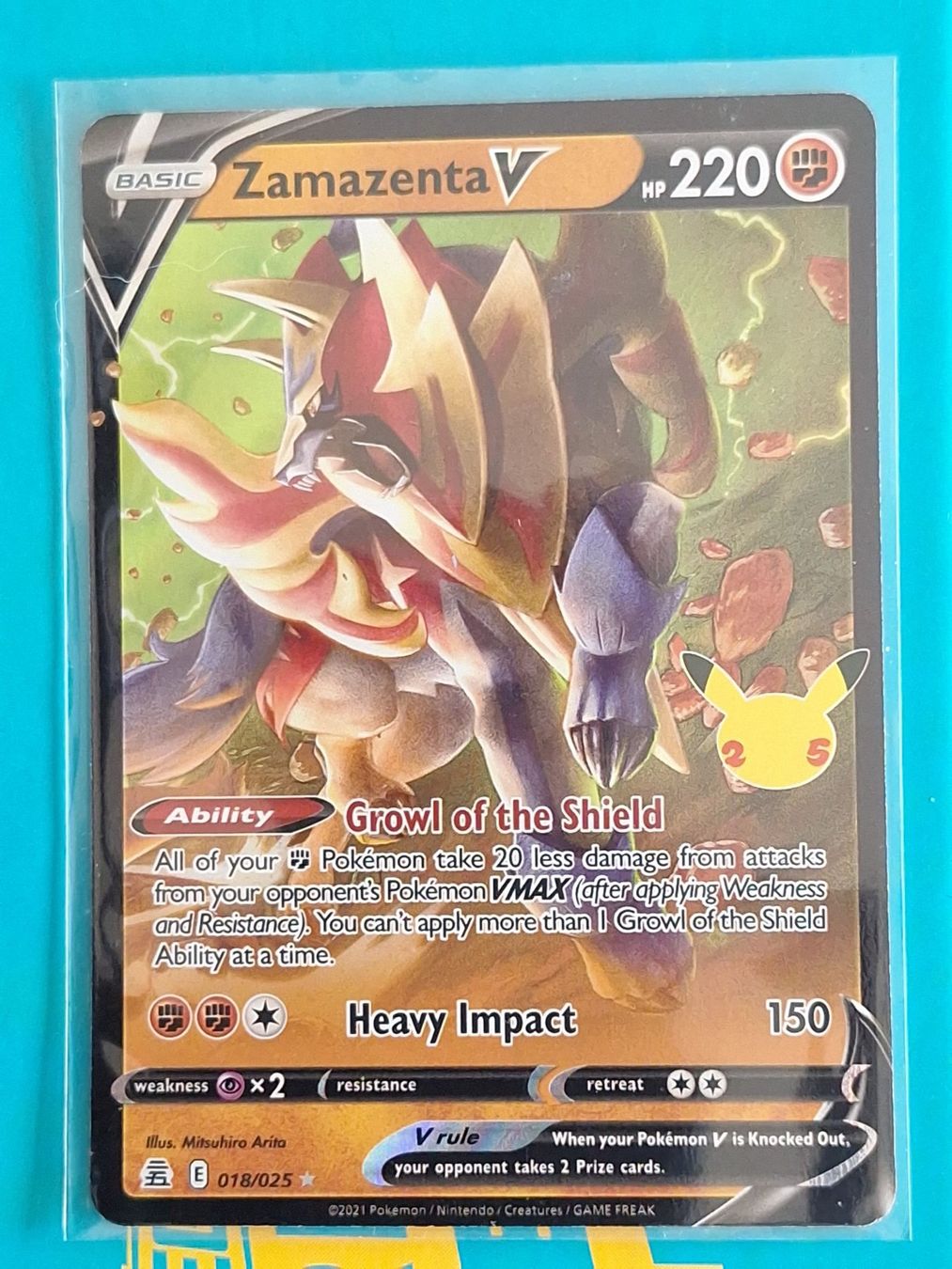 Pokémon Carte collezionabili: Zamazenta V – Usato da Altstätten SG venduto da GGsGameshop