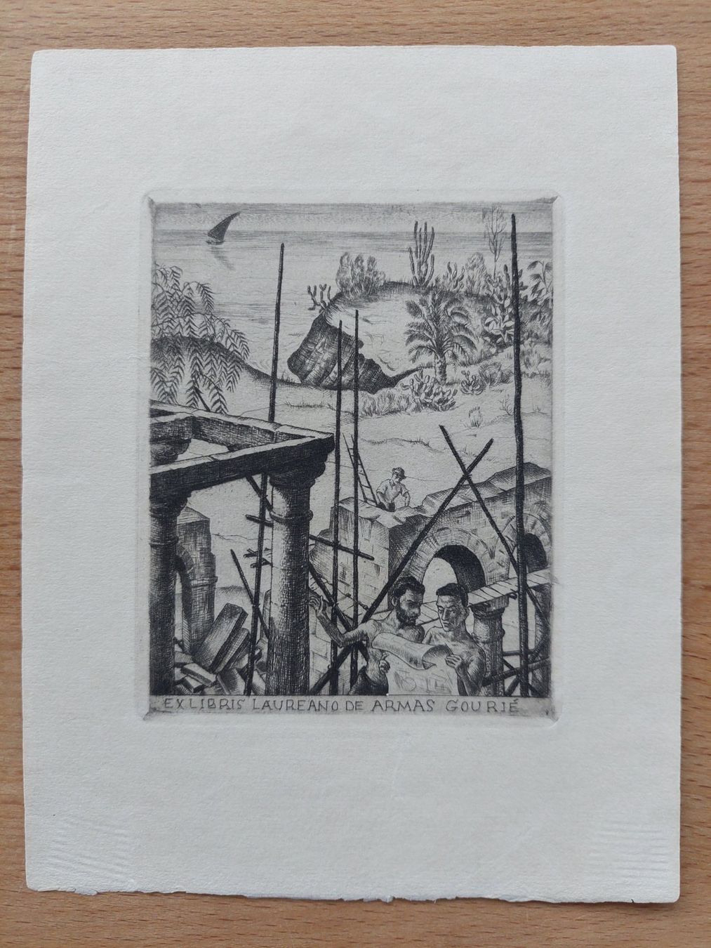 Dipinti: Exlibris Gregor Rabinovitch - Original Radierung – Usato da Obfelden venduto da Exlibris-Art