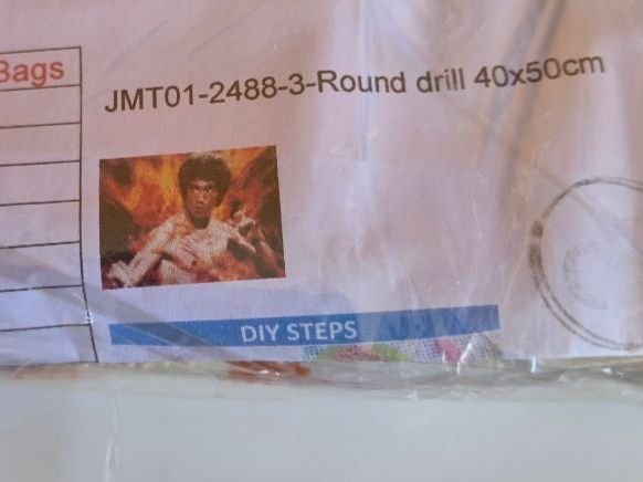 Kit bricolage: DIAMOND PAINTING BRUCE LEE – Nuovo e nell'imballaggio originale da Dintikon venduto da bonita099