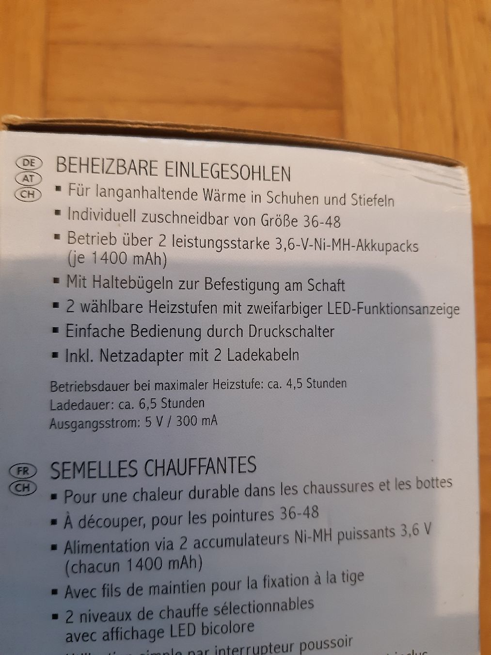 Sci: Beheizbare Einlegesohlen – Nuovo e nell'imballaggio originale da Aarau venduto da crissta 2