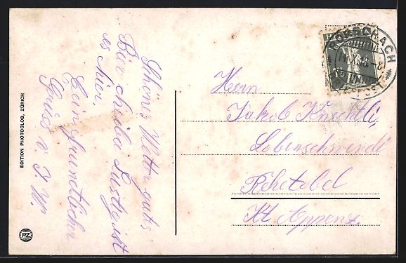 Cartes postales: AK Rorschach, Geschäfte am Kai, 1918 – D'occasion à Berlin par bartko-reher 1