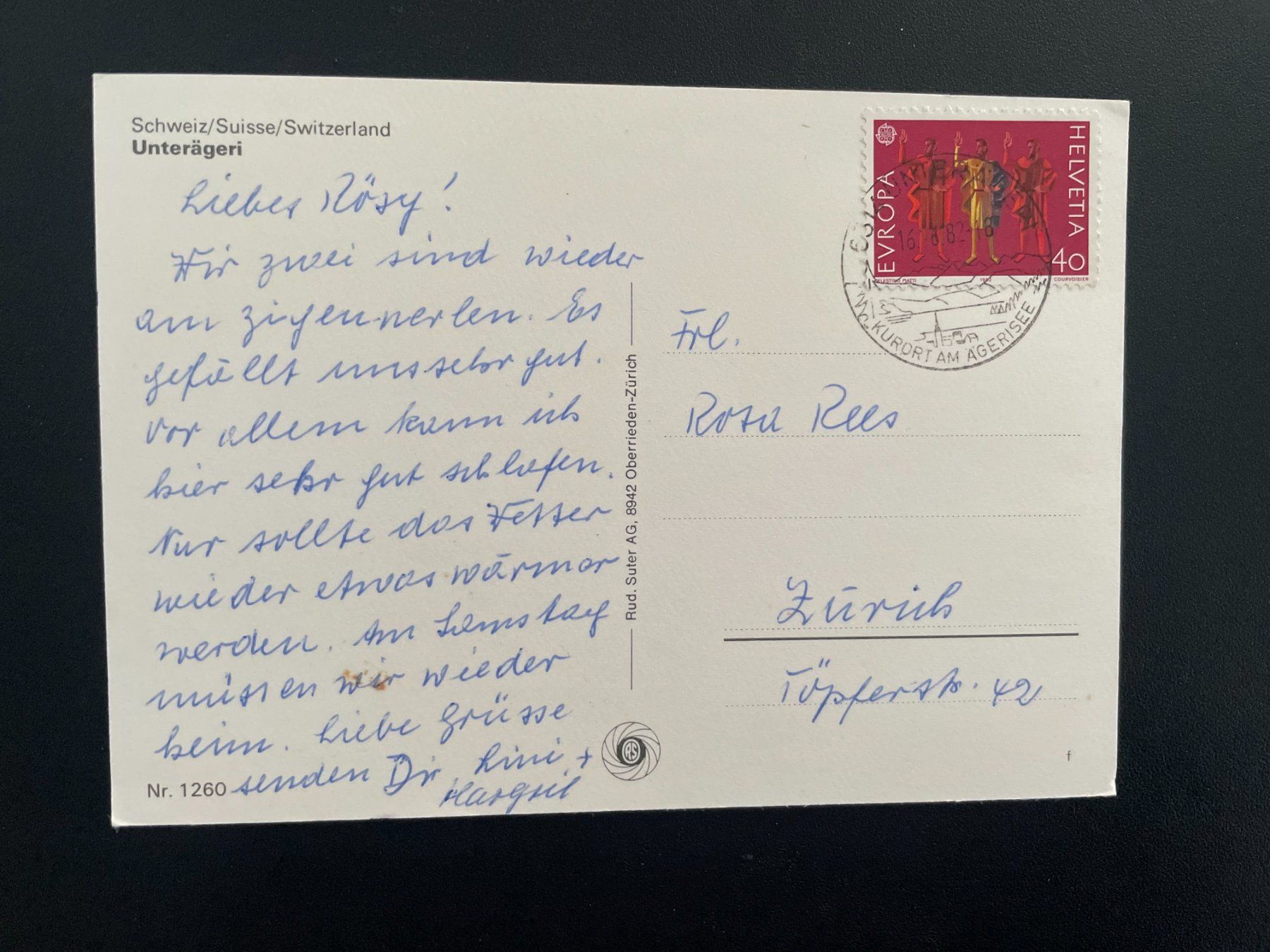 Cartoline postali: AK ZG Unterägeri – Usato da Thal venduto da Danny82 1