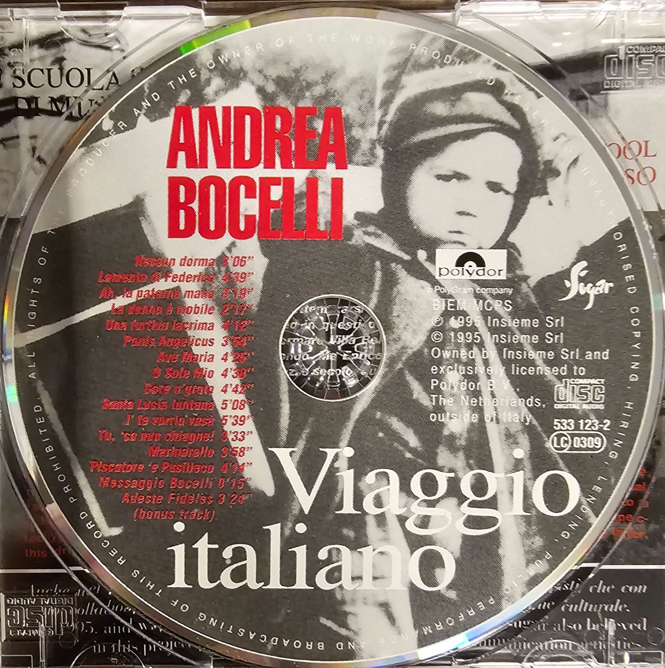 CDs: Andrea Bocelli - Viaggio Italiano – Gebraucht aus Wahlen b. Laufen von Cg10 1