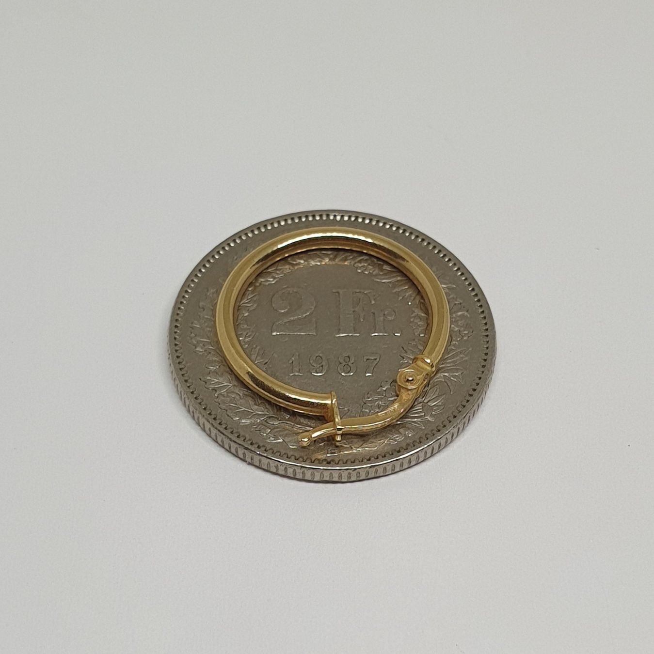 Orecchini pendenti & Orecchini a lobo: Echt 18K Gold Creolen – Usato da Luzern venduto da luzerngoldhaus 3