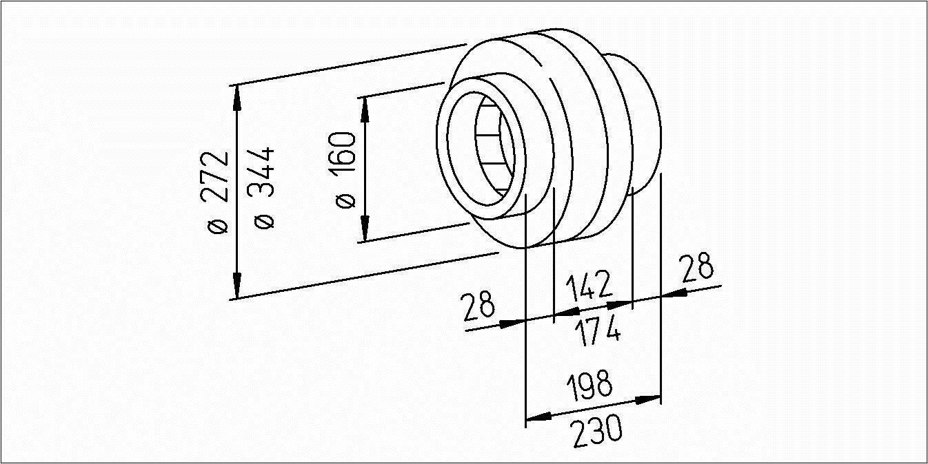 Purificatori d'aria: Helios Radial-Rohrventilator RR 160 C Ve – Nuovo e nell'imballaggio originale da Bottighofen venduto da zaap 5