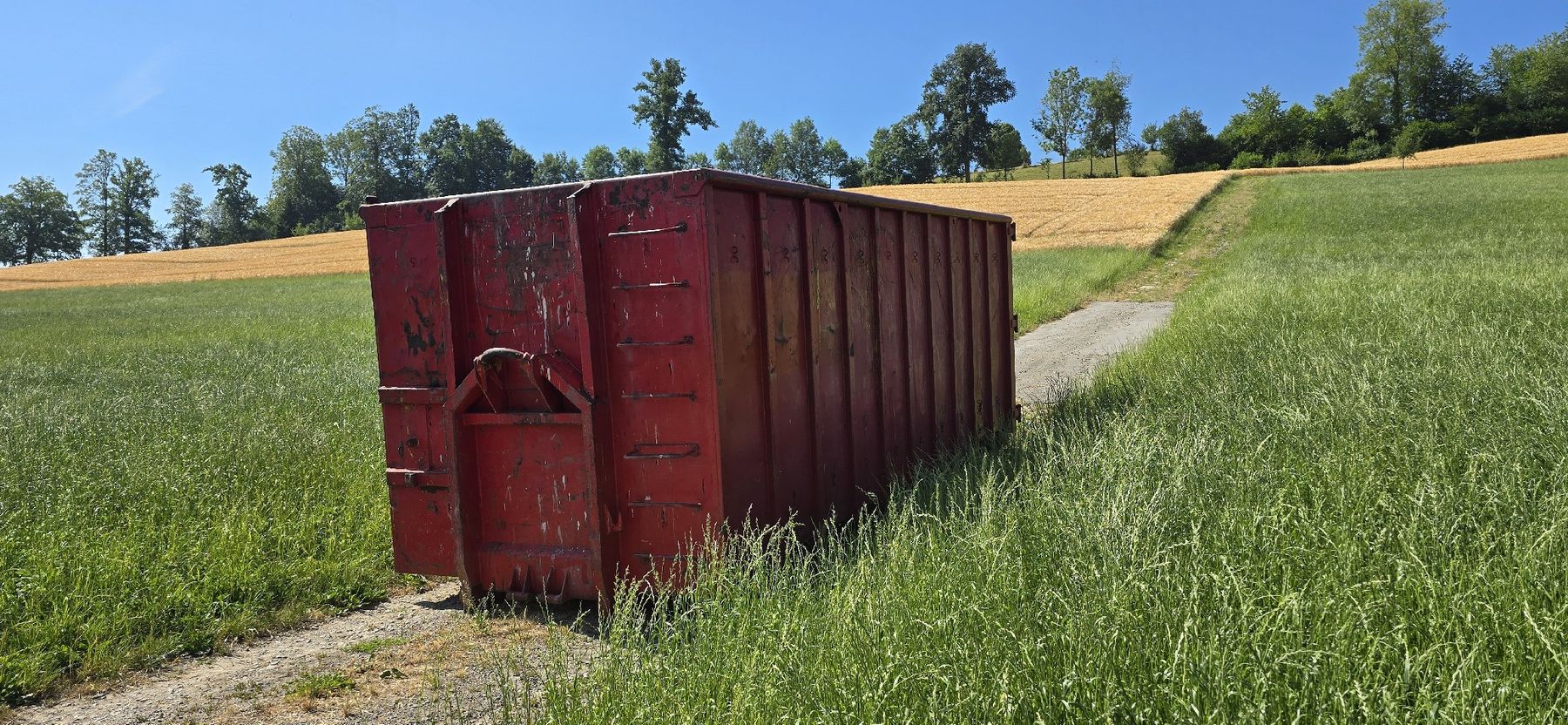 Contenitori edile: Abrollmulde Mulde Abrollcontainer Hakengerät – Usato da Geiss venduto da JD6215R 2
