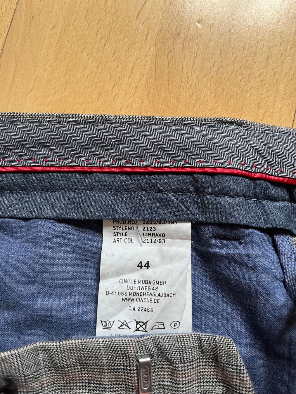 Pantaloni: Hose von Cinque - Baumwolle - Grösse 44 – Usato da Bern venduto da ei.ma 1