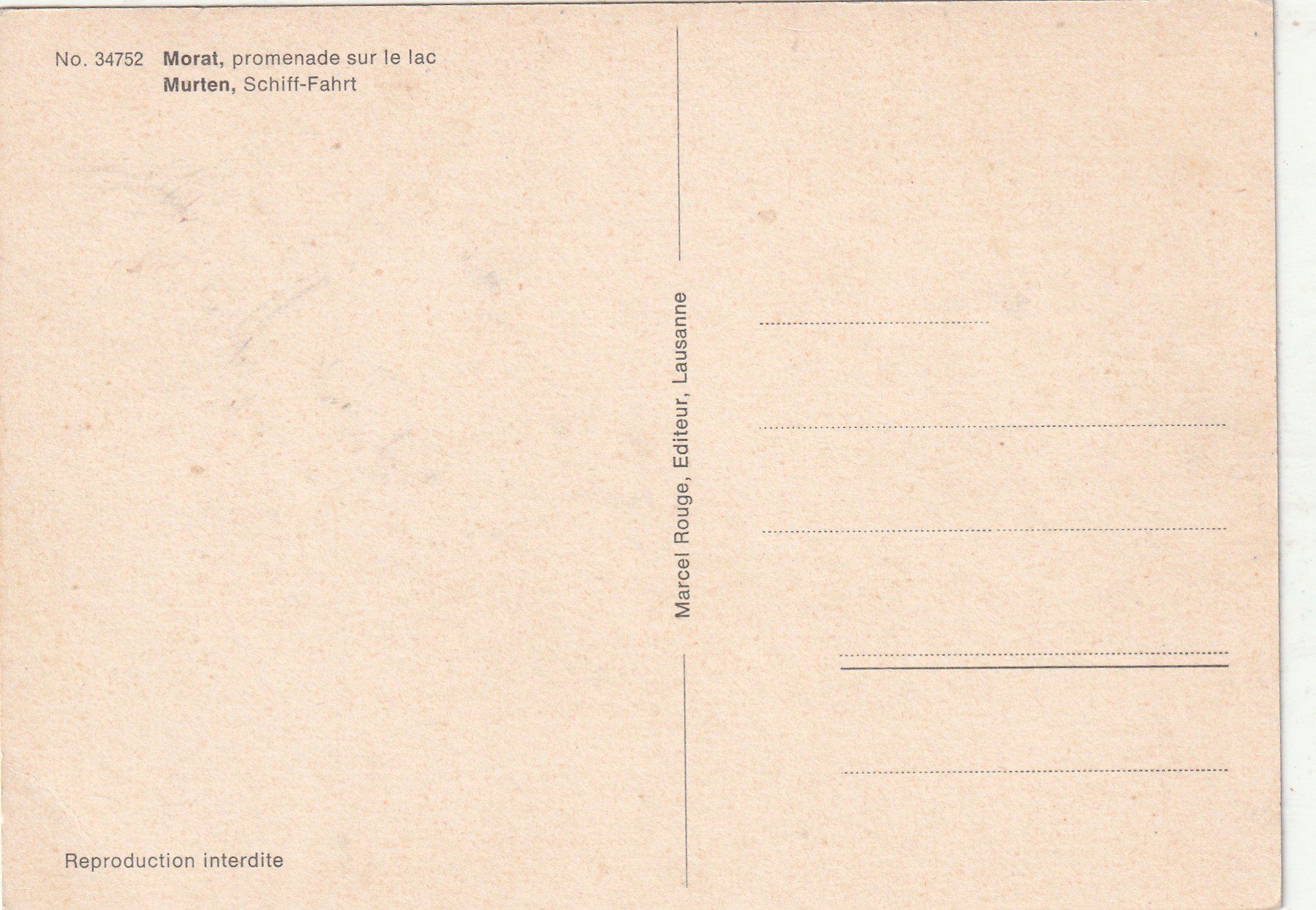 Cartes postales: Schiff Murtensee – D'occasion à Lumbrein par made02 1